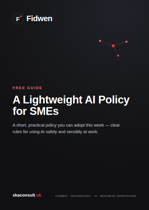 The one-page AI policy — cover