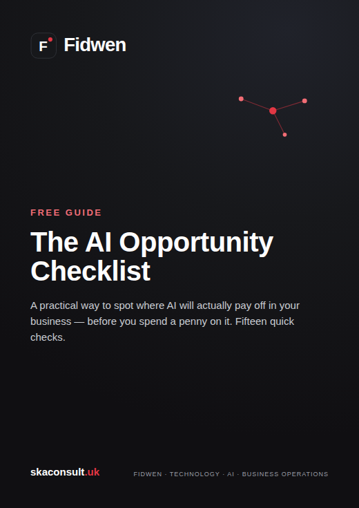 Where AI pays — checklist cover